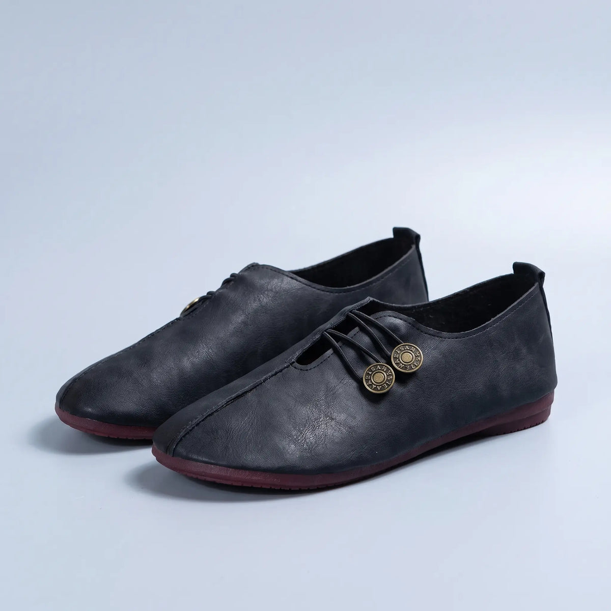 The Willa Elastic-Strap Flat
