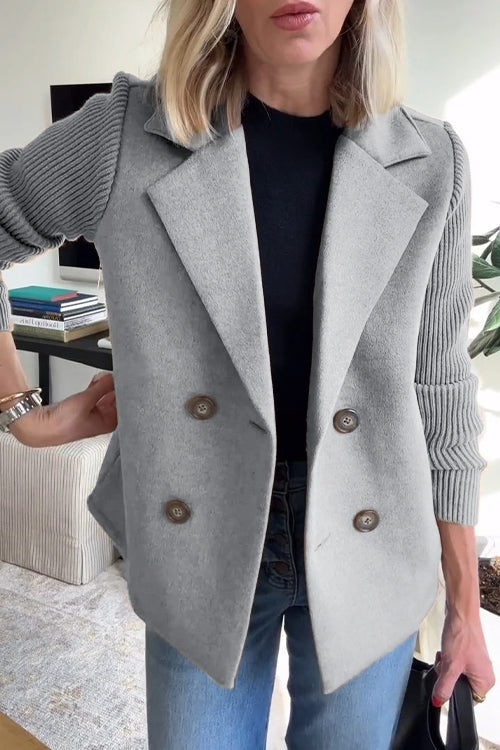 Eira Knit Sleeve Blazer