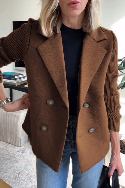 Eira Knit Sleeve Blazer