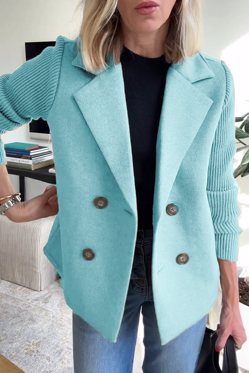 Eira Knit Sleeve Blazer
