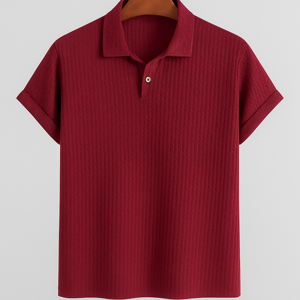 Jacquard Knit Polo Shirt – FierceMelbourne