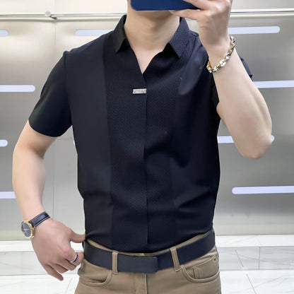 Valente Split Panel Shirt