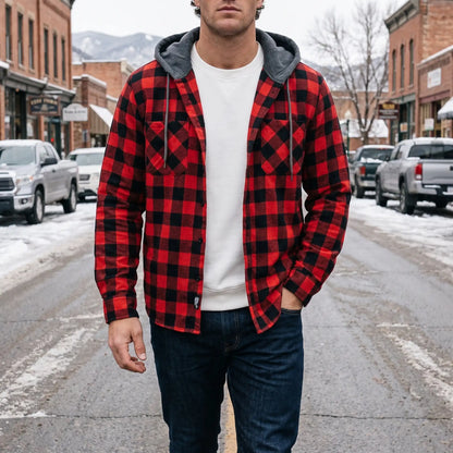 Ridge | Hooded Flannel Shirt