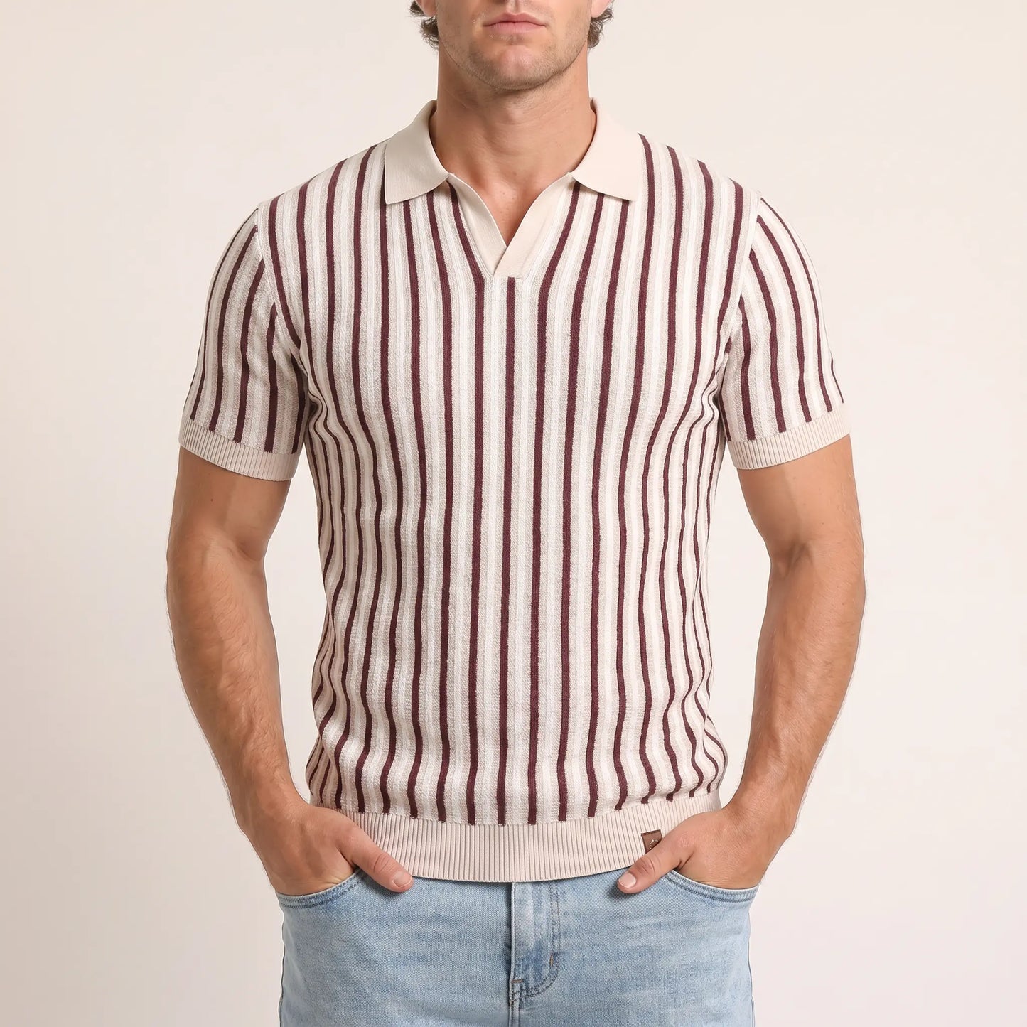 The Portsea Stripe Polo