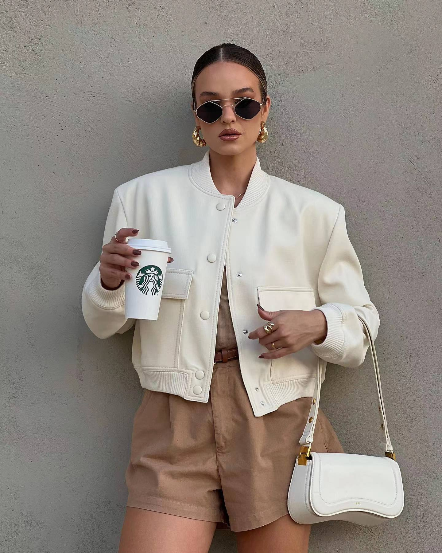 Mia | Trendy Bomber Jacket