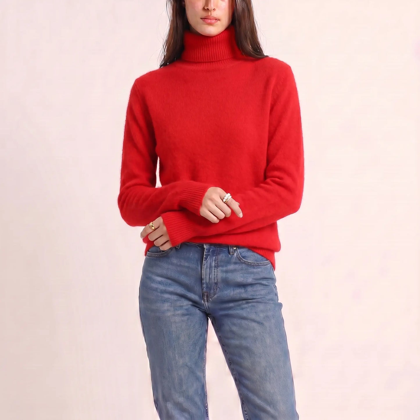 The Toorak Cashmere-Touch Turtleneck
