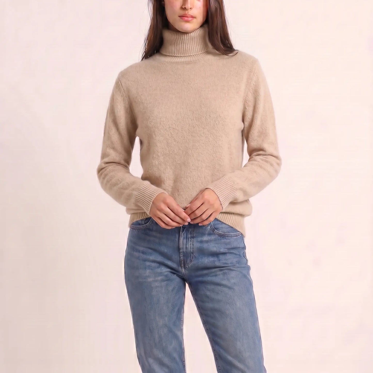 The Toorak Cashmere-Touch Turtleneck