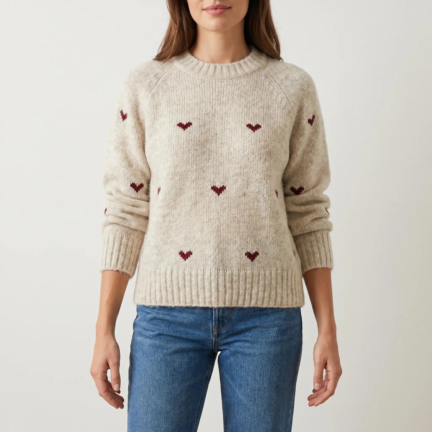 The Paddington Soft-Touch Heart Knit Jumper