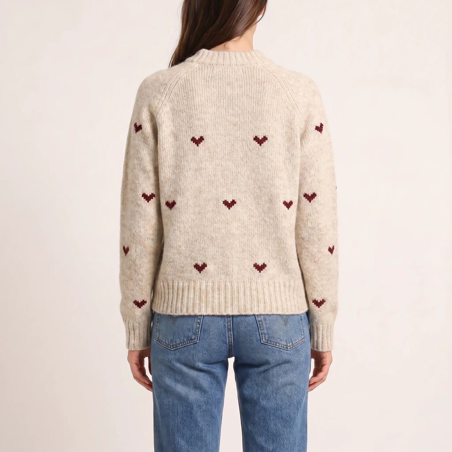 The Paddington Soft-Touch Heart Knit Jumper