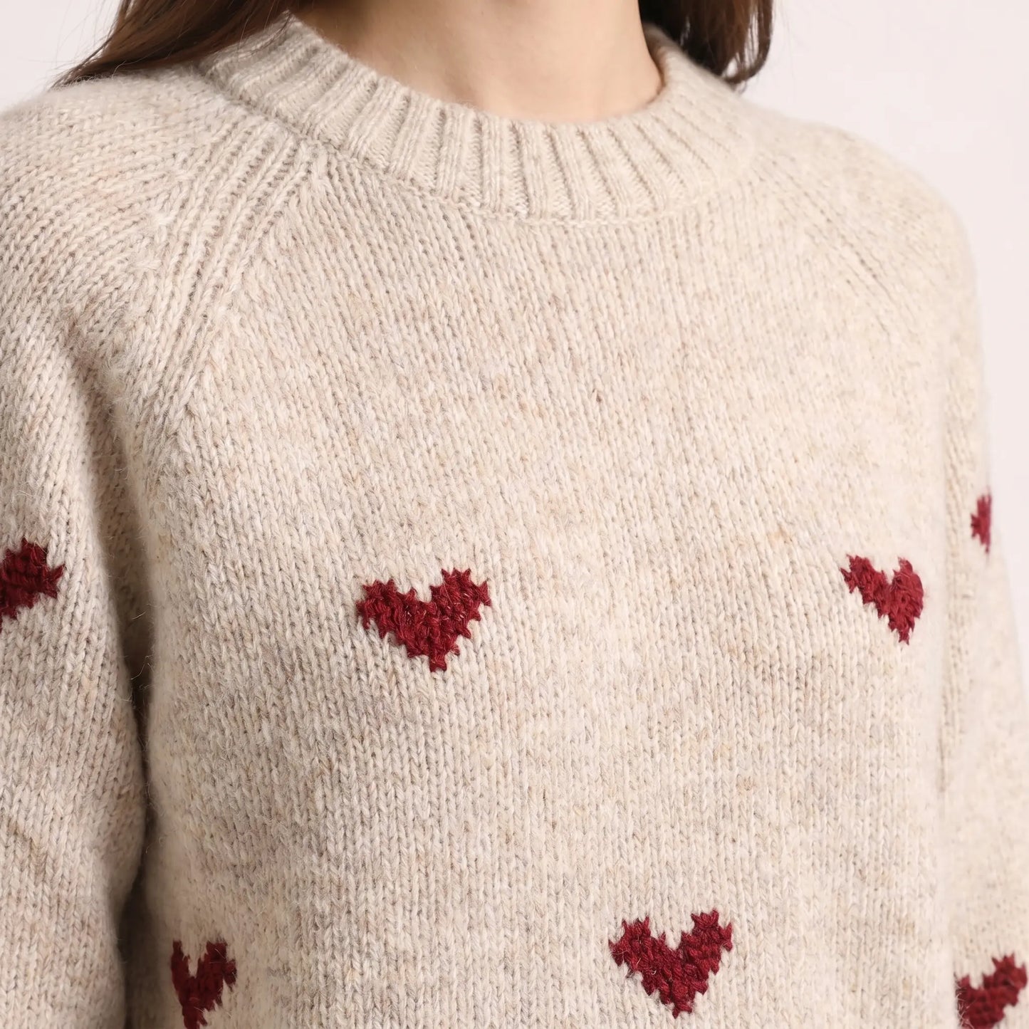 The Paddington Soft-Touch Heart Knit Jumper
