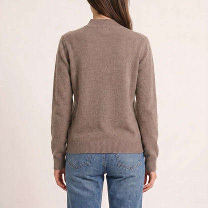 The Toorak Merino Wool Mock Neck Knit