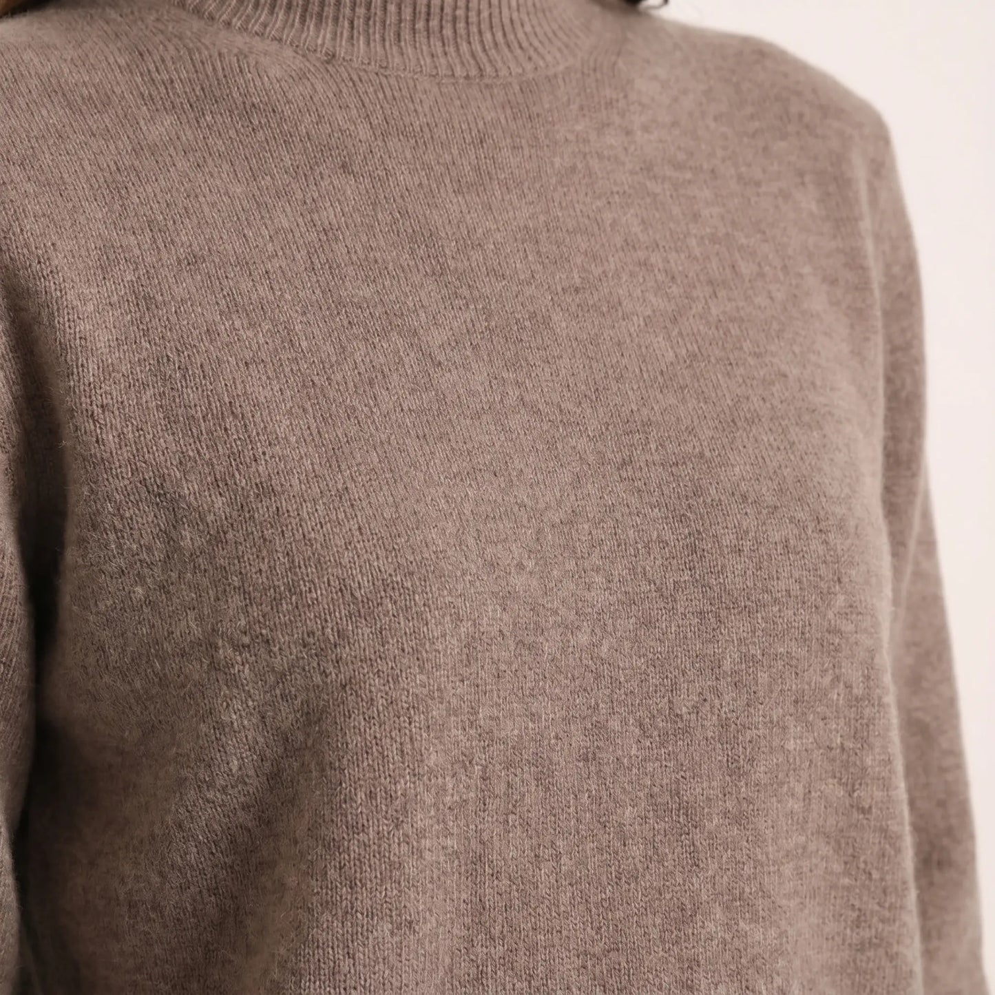 The Toorak Merino Wool Mock Neck Knit