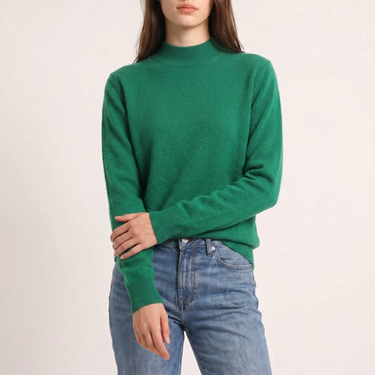 The Toorak Merino Wool Mock Neck Knit