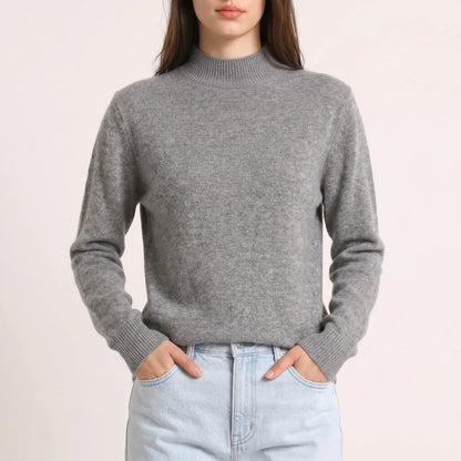 The Toorak Merino Wool Mock Neck Knit