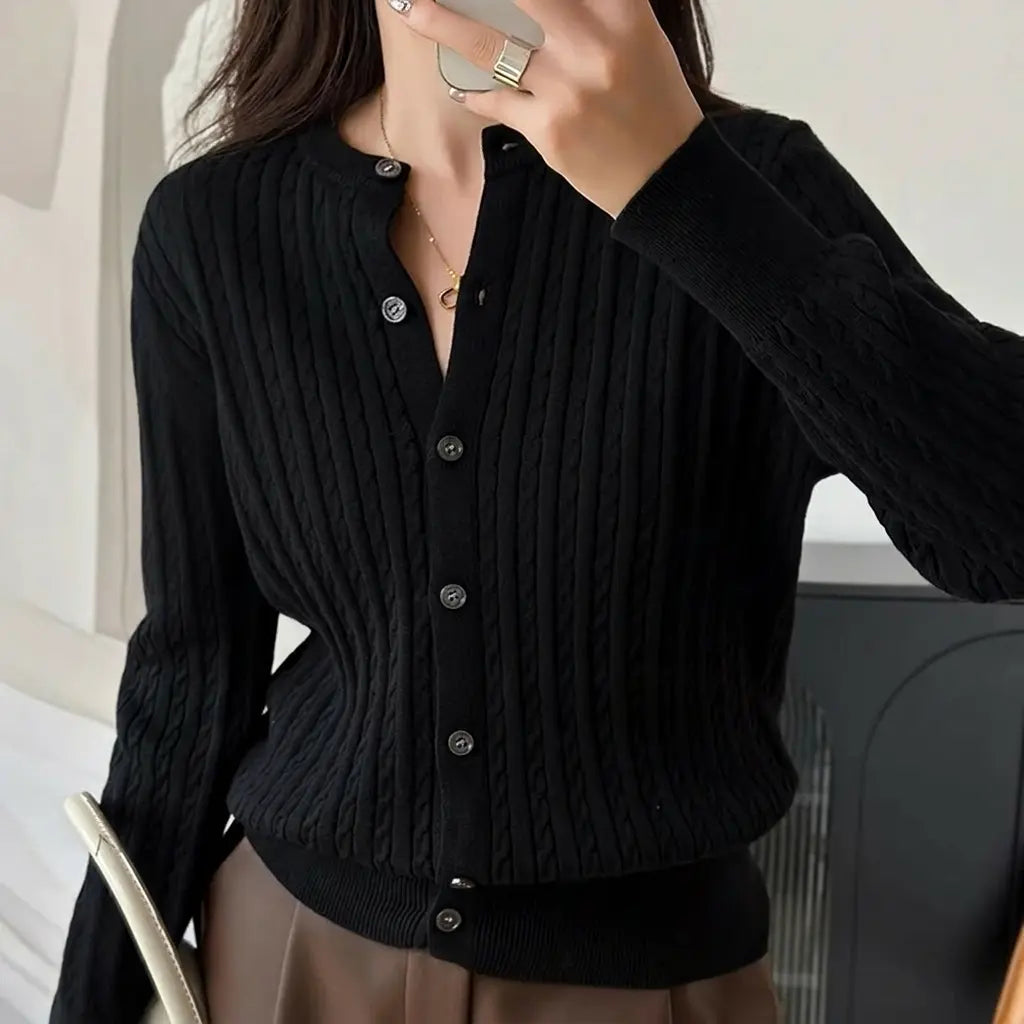 The Sorrento Cable-Knit Cardigan
