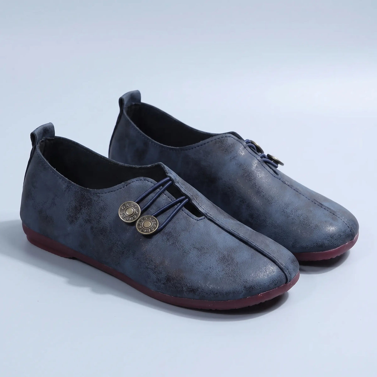 The Willa Elastic-Strap Flat
