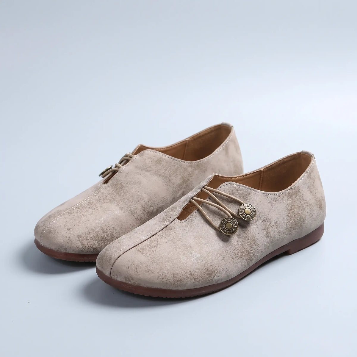 The Willa Elastic-Strap Flat