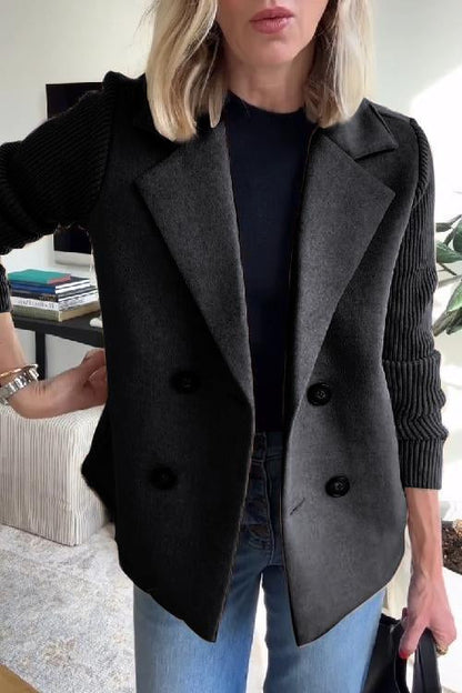 Eira Knit Sleeve Blazer