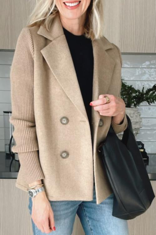 Eira Knit Sleeve Blazer