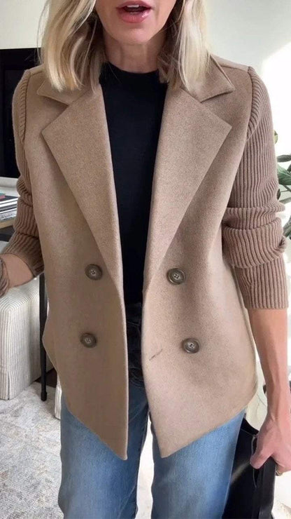 Eira Knit Sleeve Blazer