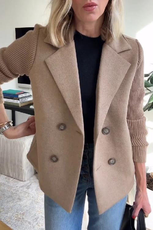 Eira Knit Sleeve Blazer